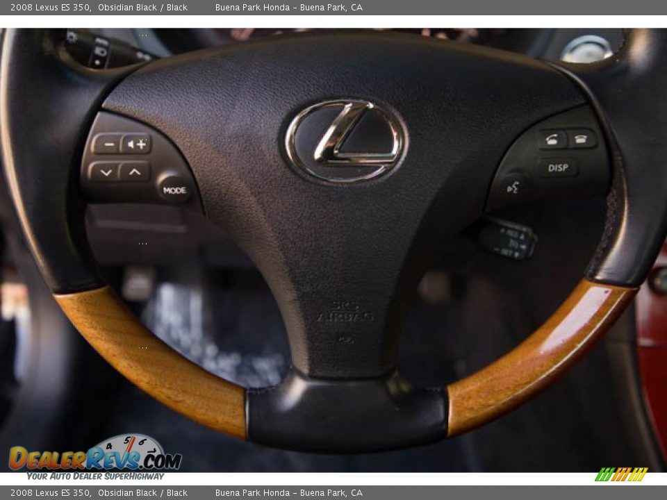 2008 Lexus ES 350 Obsidian Black / Black Photo #13