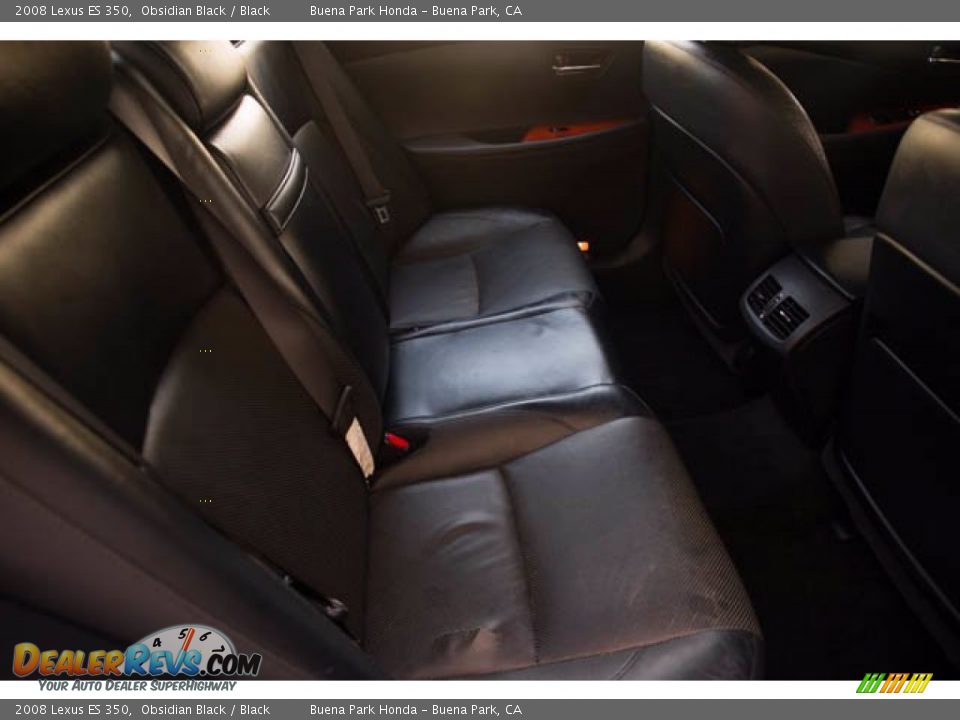 2008 Lexus ES 350 Obsidian Black / Black Photo #21