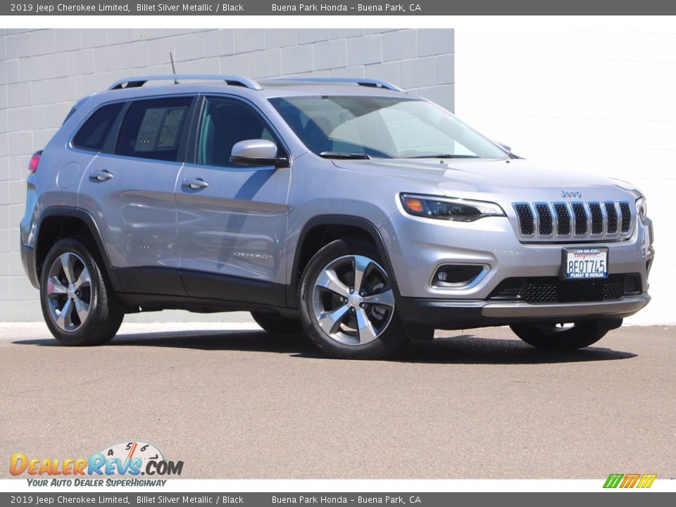 2019 Jeep Cherokee Limited Billet Silver Metallic / Black Photo #2