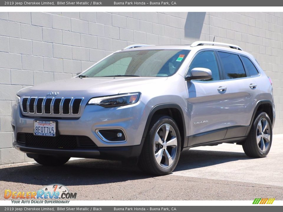 2019 Jeep Cherokee Limited Billet Silver Metallic / Black Photo #10