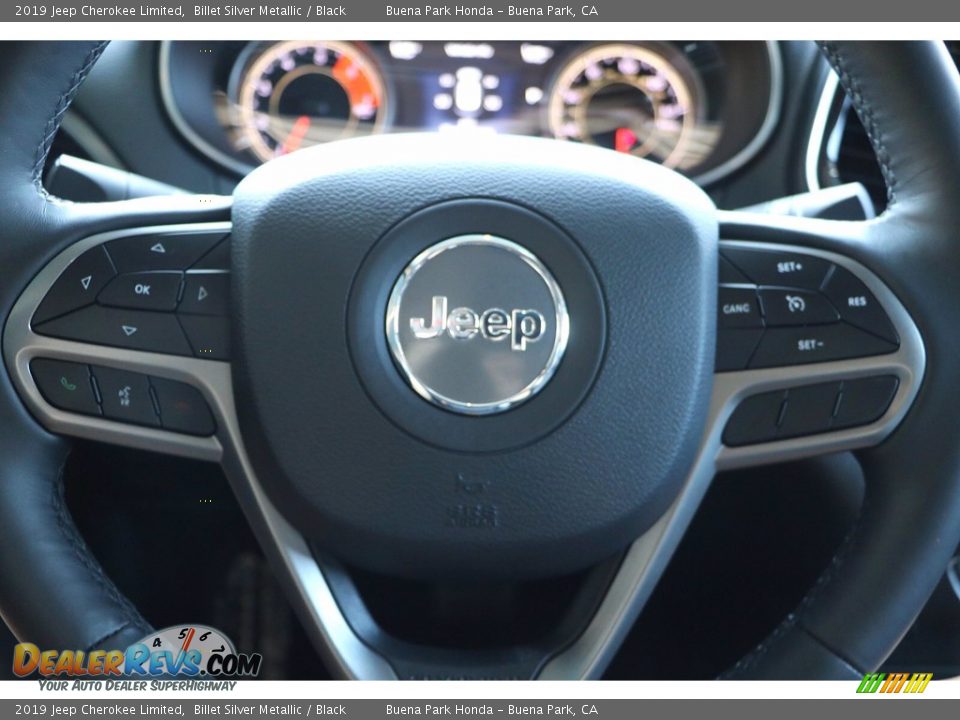 2019 Jeep Cherokee Limited Billet Silver Metallic / Black Photo #28