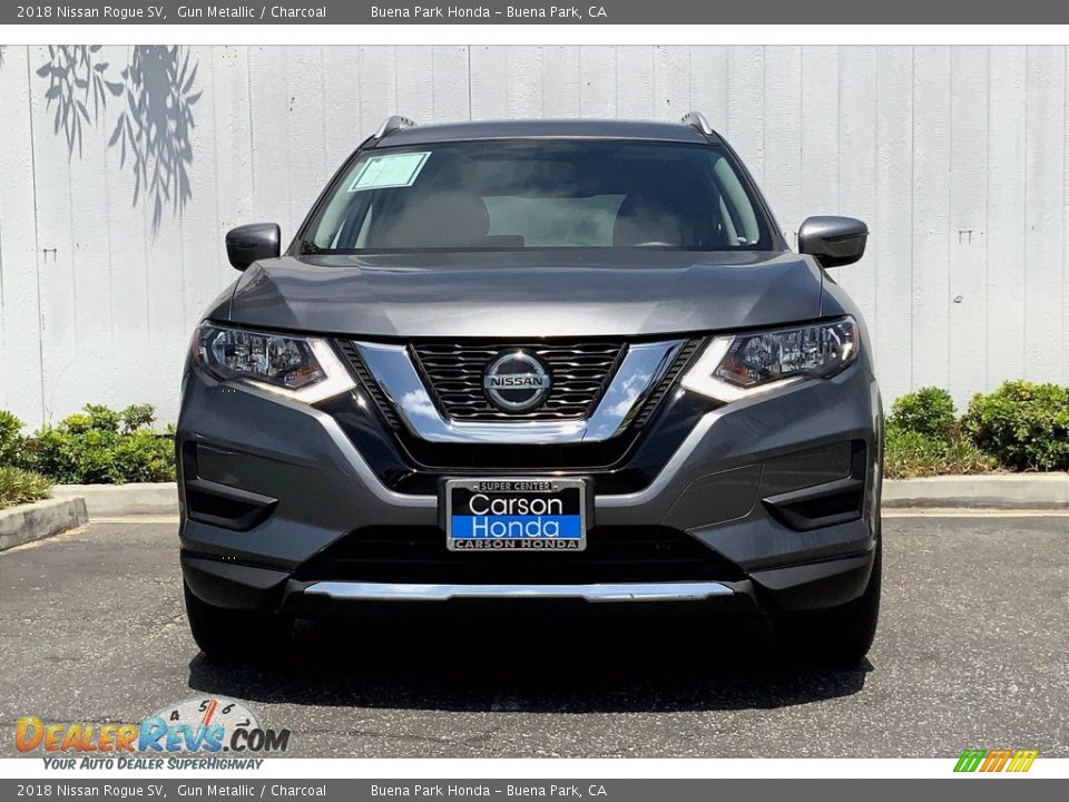 2018 Nissan Rogue SV Gun Metallic / Charcoal Photo #4