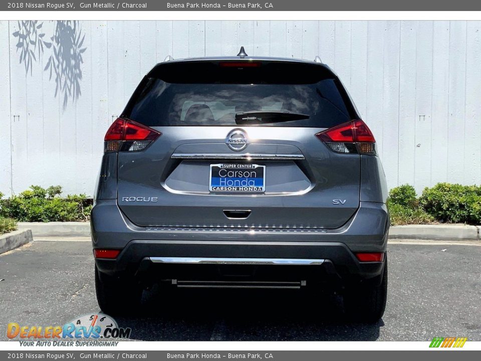 2018 Nissan Rogue SV Gun Metallic / Charcoal Photo #5