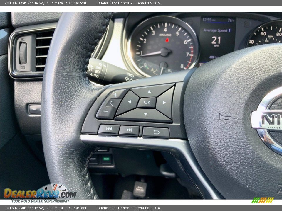 2018 Nissan Rogue SV Steering Wheel Photo #20