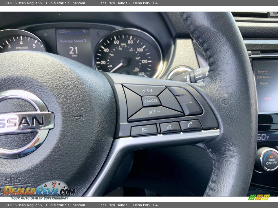 2018 Nissan Rogue SV Steering Wheel Photo #21