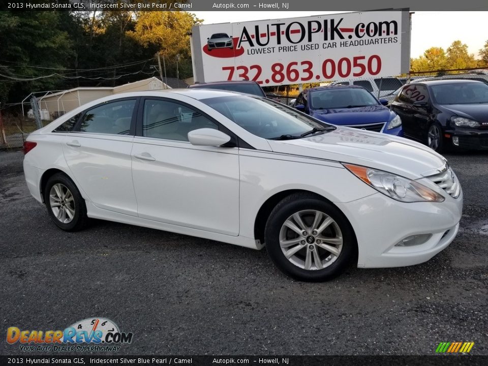 2013 Hyundai Sonata GLS Iridescent Silver Blue Pearl / Camel Photo #1