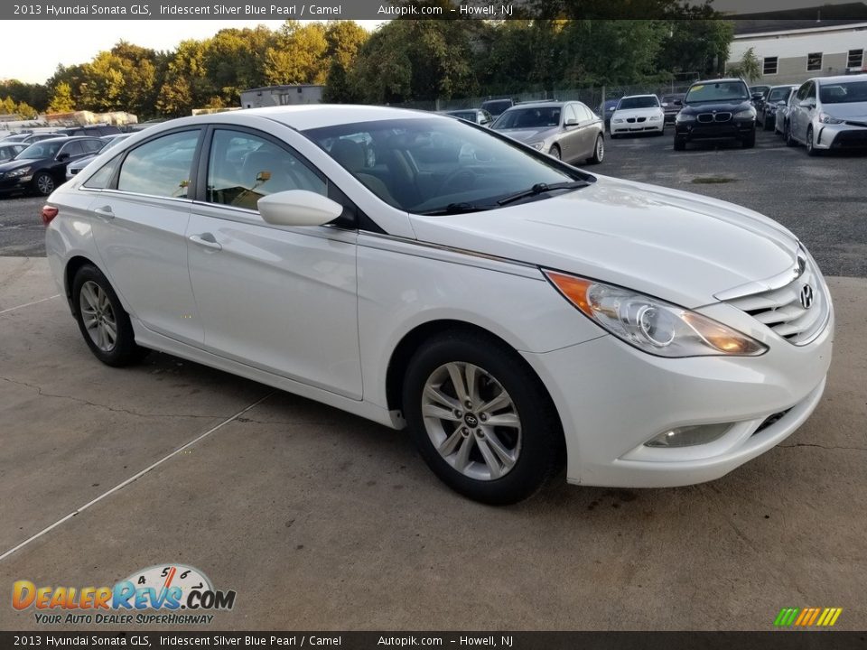 2013 Hyundai Sonata GLS Iridescent Silver Blue Pearl / Camel Photo #2