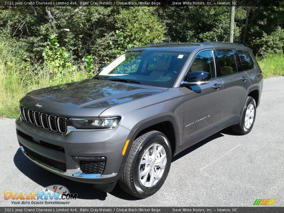 2021 Jeep Grand Cherokee L Limited 4x4 Baltic Gray Metallic / Global Black/Wicker Beige Photo #2