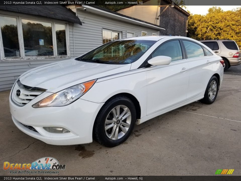 2013 Hyundai Sonata GLS Iridescent Silver Blue Pearl / Camel Photo #4