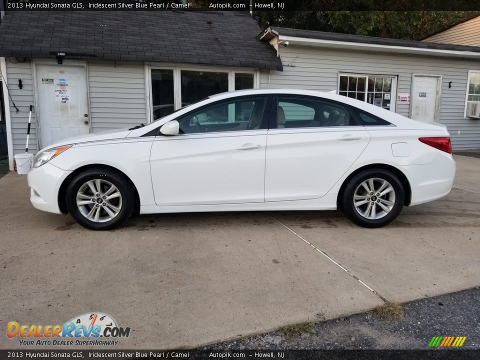 2013 Hyundai Sonata GLS Iridescent Silver Blue Pearl / Camel Photo #5