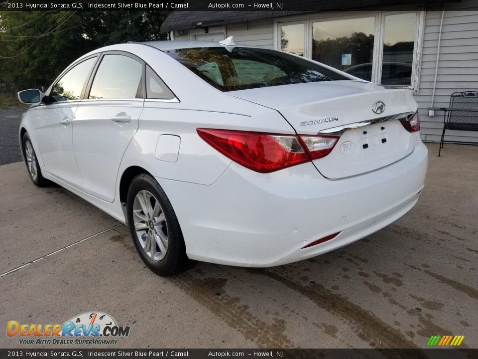 2013 Hyundai Sonata GLS Iridescent Silver Blue Pearl / Camel Photo #6