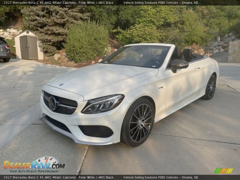 Front 3/4 View of 2017 Mercedes-Benz C 43 AMG 4Matic Cabriolet Photo #8