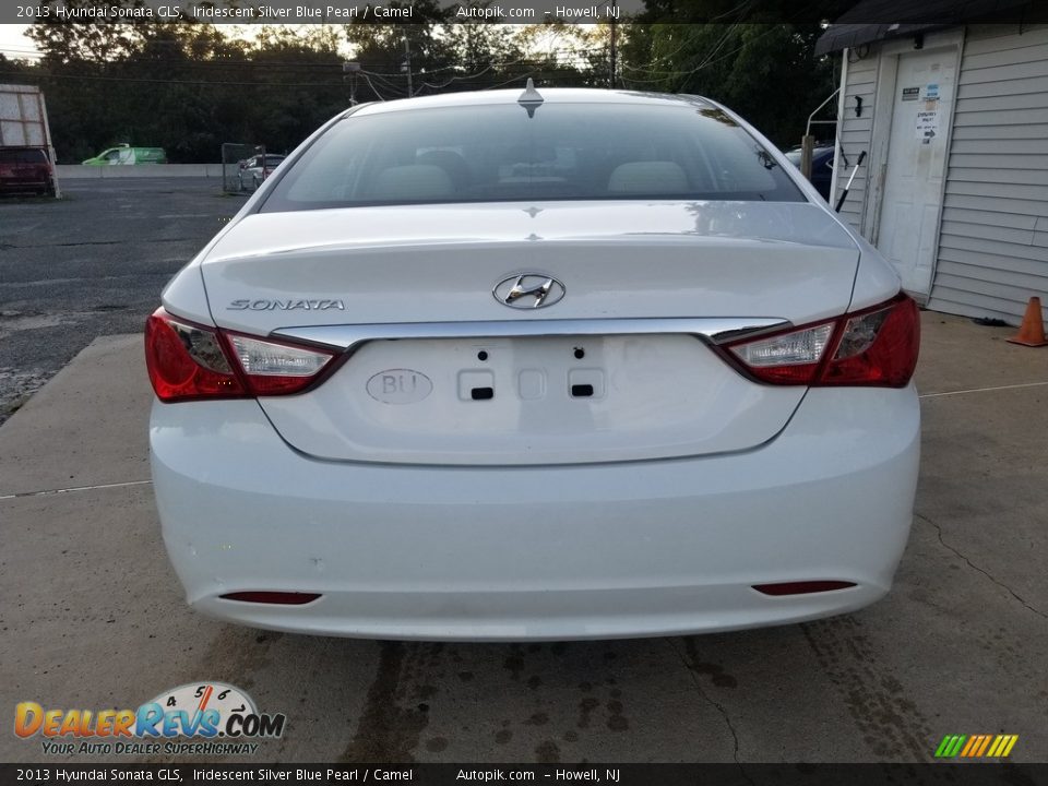 2013 Hyundai Sonata GLS Iridescent Silver Blue Pearl / Camel Photo #7