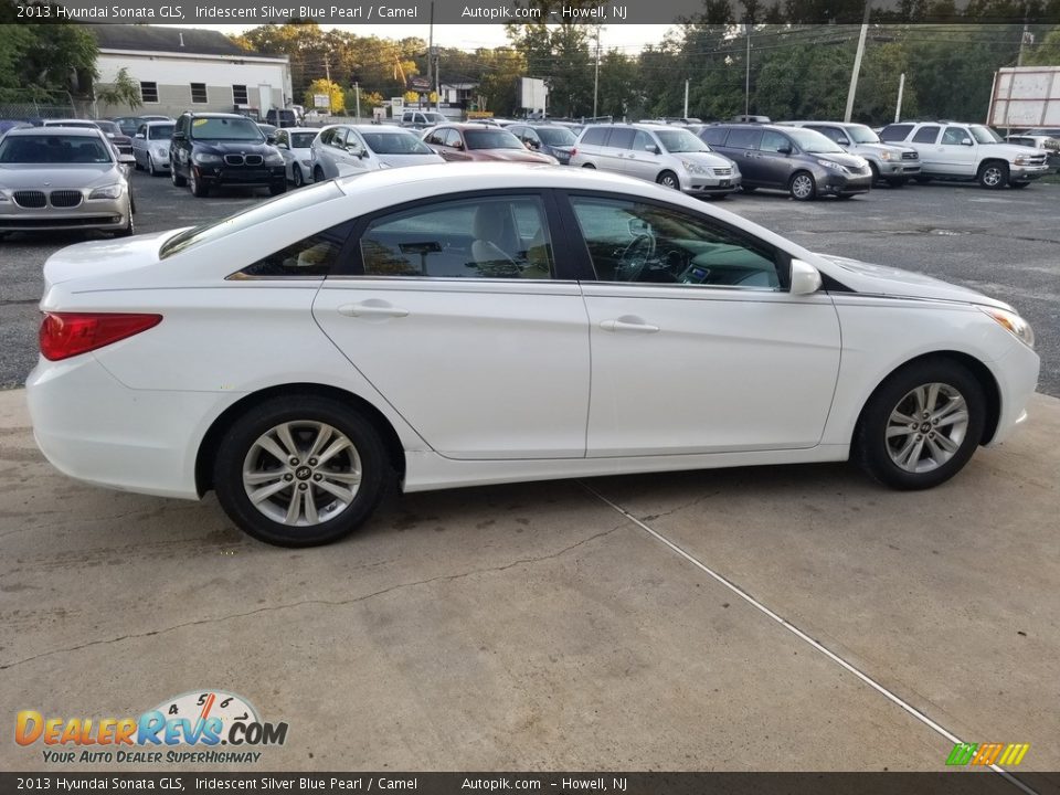 2013 Hyundai Sonata GLS Iridescent Silver Blue Pearl / Camel Photo #9