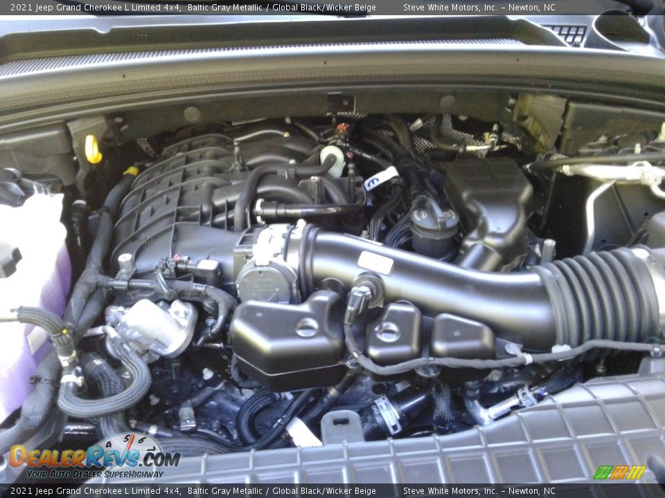 2021 Jeep Grand Cherokee L Limited 4x4 Baltic Gray Metallic / Global Black/Wicker Beige Photo #9