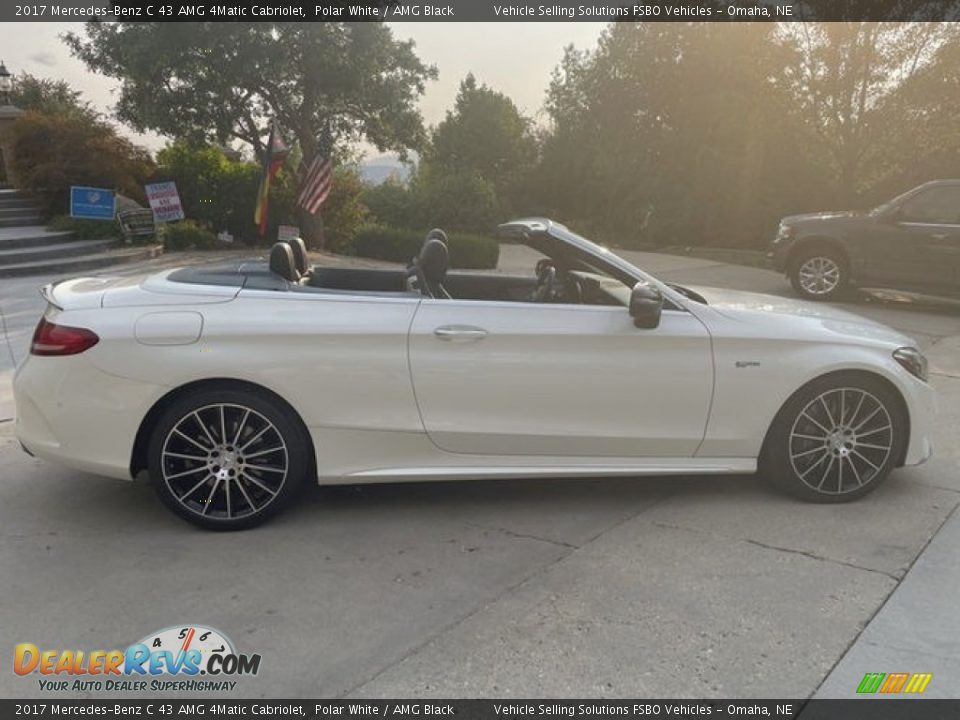 2017 Mercedes-Benz C 43 AMG 4Matic Cabriolet Polar White / AMG Black Photo #15