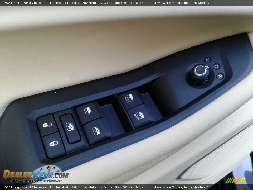 2021 Jeep Grand Cherokee L Limited 4x4 Baltic Gray Metallic / Global Black/Wicker Beige Photo #11