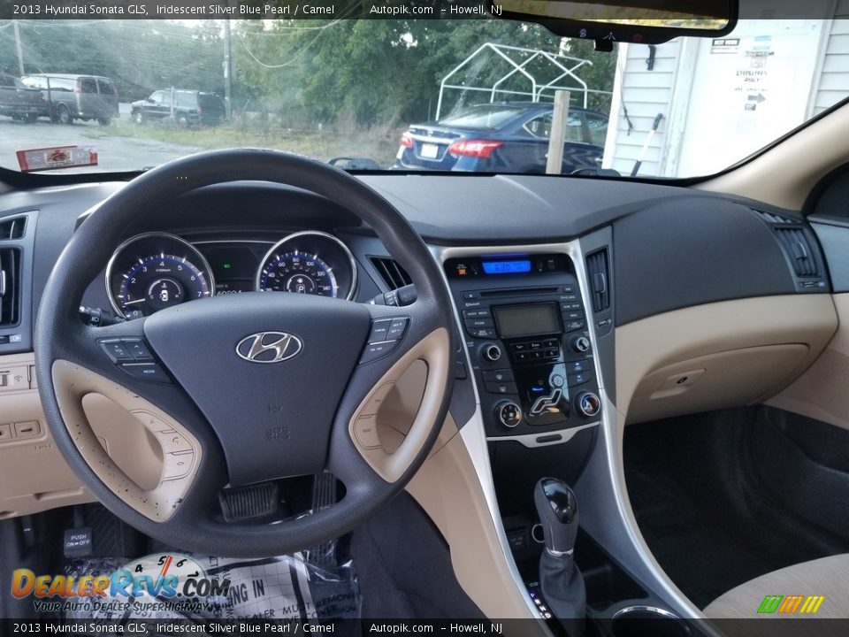 2013 Hyundai Sonata GLS Iridescent Silver Blue Pearl / Camel Photo #16