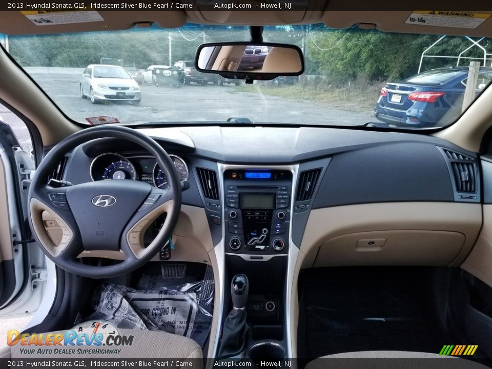 2013 Hyundai Sonata GLS Iridescent Silver Blue Pearl / Camel Photo #17