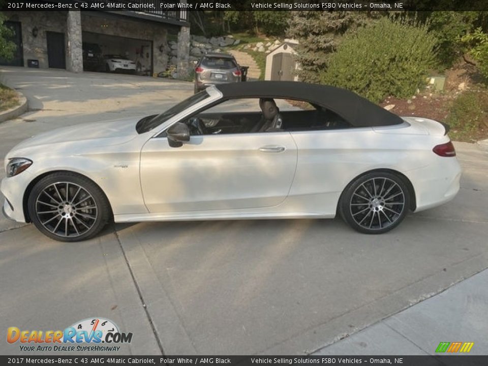 2017 Mercedes-Benz C 43 AMG 4Matic Cabriolet Polar White / AMG Black Photo #21