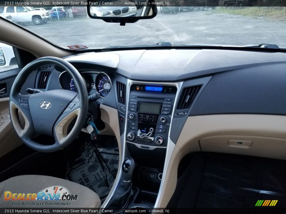 2013 Hyundai Sonata GLS Iridescent Silver Blue Pearl / Camel Photo #18