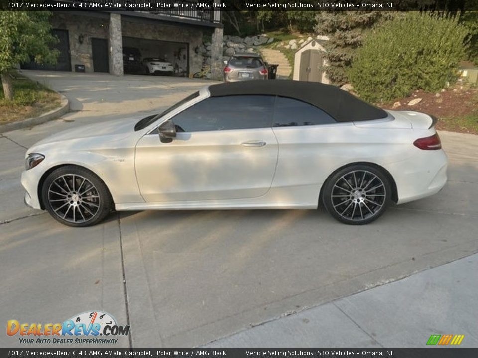 2017 Mercedes-Benz C 43 AMG 4Matic Cabriolet Polar White / AMG Black Photo #22