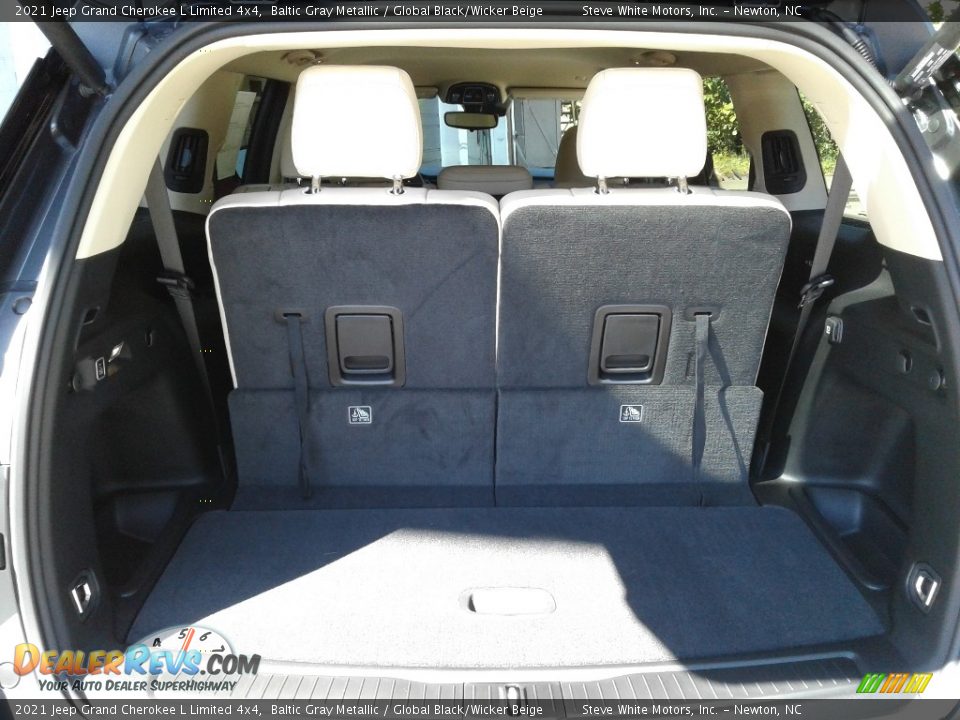 2021 Jeep Grand Cherokee L Limited 4x4 Baltic Gray Metallic / Global Black/Wicker Beige Photo #16