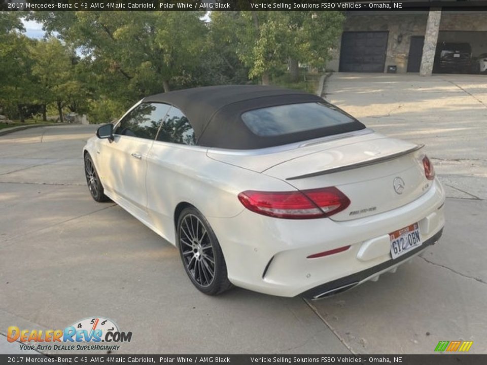 2017 Mercedes-Benz C 43 AMG 4Matic Cabriolet Polar White / AMG Black Photo #23