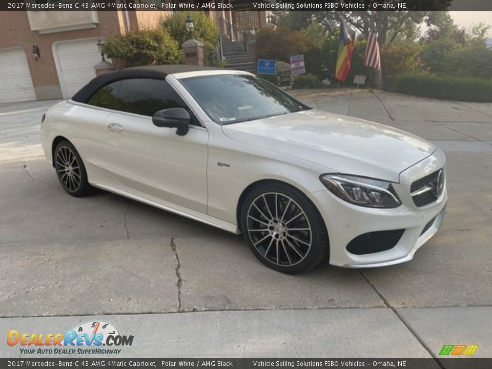 2017 Mercedes-Benz C 43 AMG 4Matic Cabriolet Polar White / AMG Black Photo #27