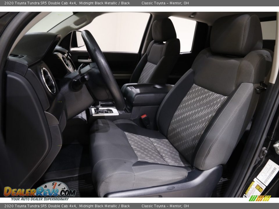 2020 Toyota Tundra SR5 Double Cab 4x4 Midnight Black Metallic / Black Photo #5