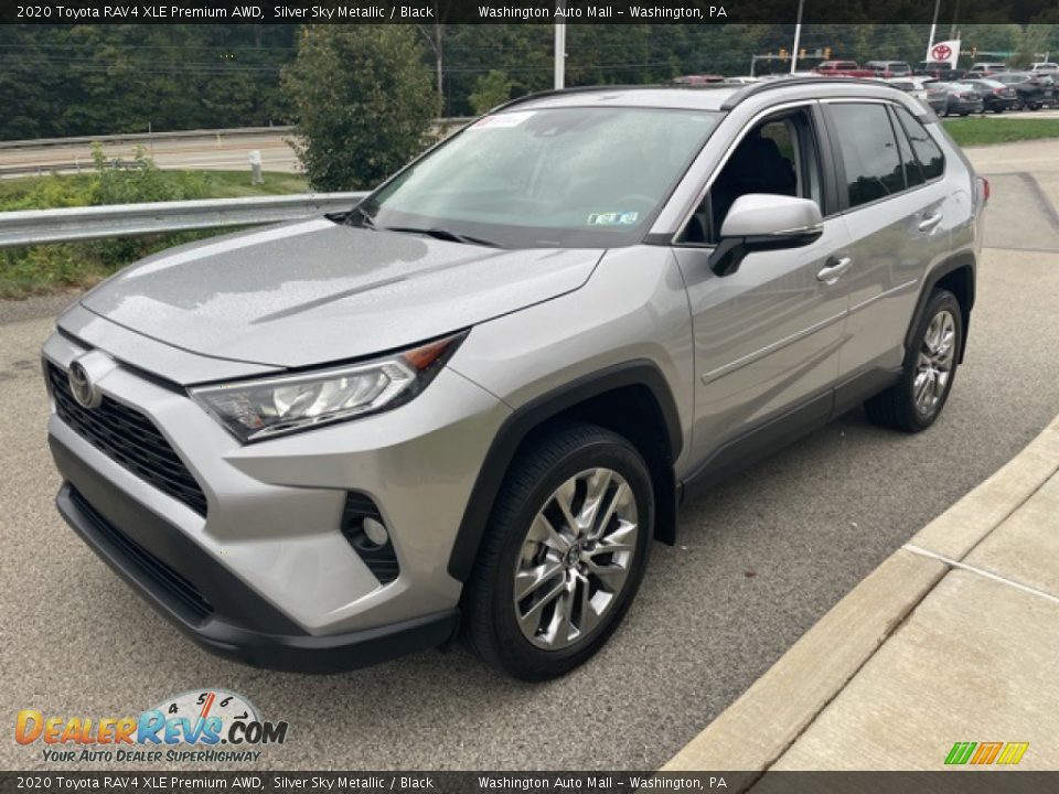 2020 Toyota RAV4 XLE Premium AWD Silver Sky Metallic / Black Photo #7