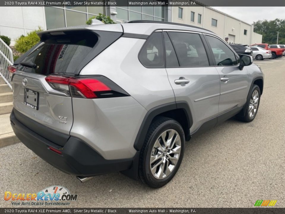 2020 Toyota RAV4 XLE Premium AWD Silver Sky Metallic / Black Photo #9