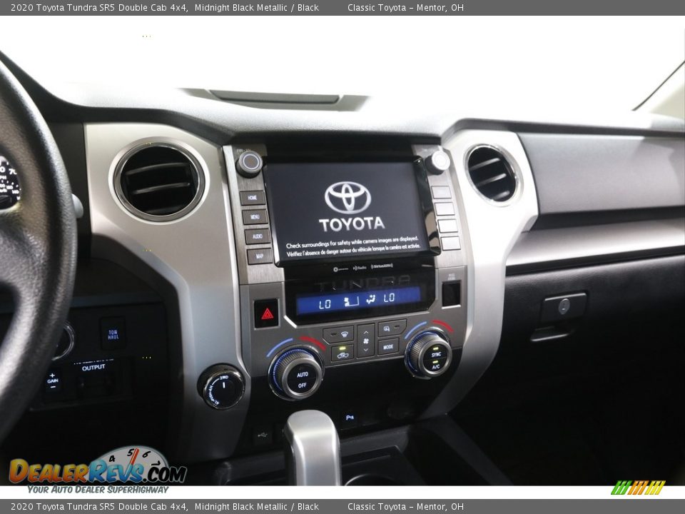 2020 Toyota Tundra SR5 Double Cab 4x4 Midnight Black Metallic / Black Photo #9