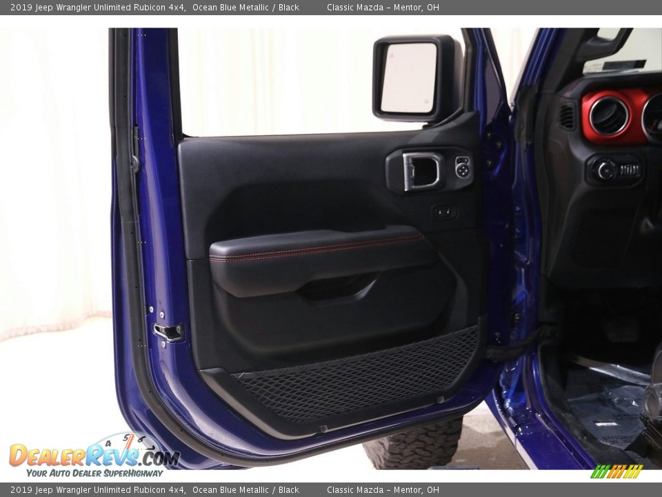 2019 Jeep Wrangler Unlimited Rubicon 4x4 Ocean Blue Metallic / Black Photo #4