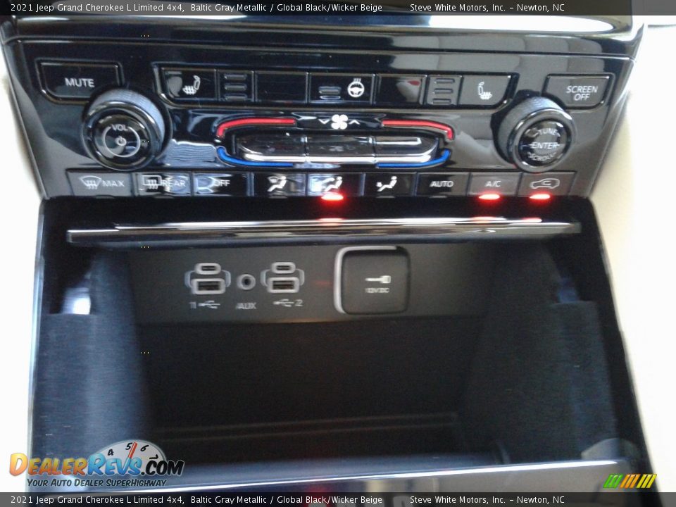 2021 Jeep Grand Cherokee L Limited 4x4 Baltic Gray Metallic / Global Black/Wicker Beige Photo #26