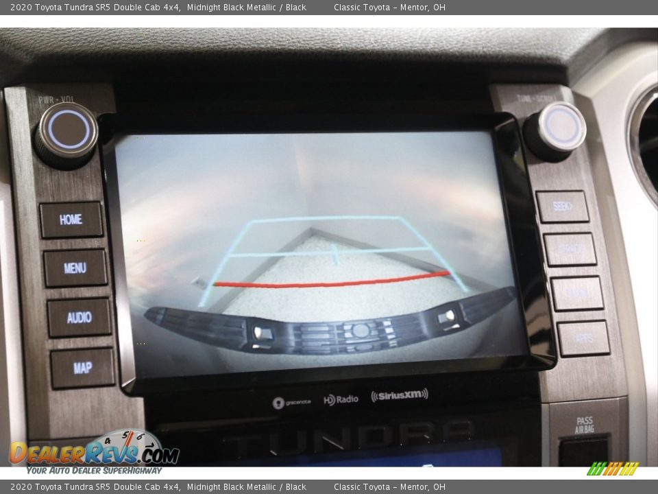 2020 Toyota Tundra SR5 Double Cab 4x4 Midnight Black Metallic / Black Photo #12