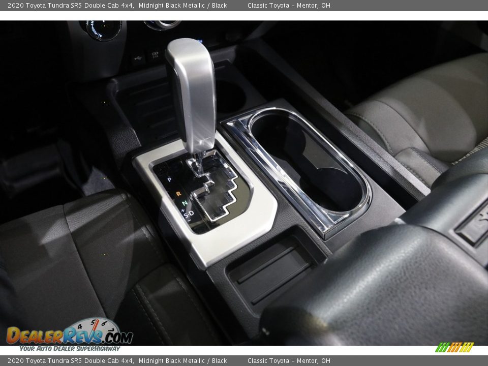 2020 Toyota Tundra SR5 Double Cab 4x4 Midnight Black Metallic / Black Photo #14