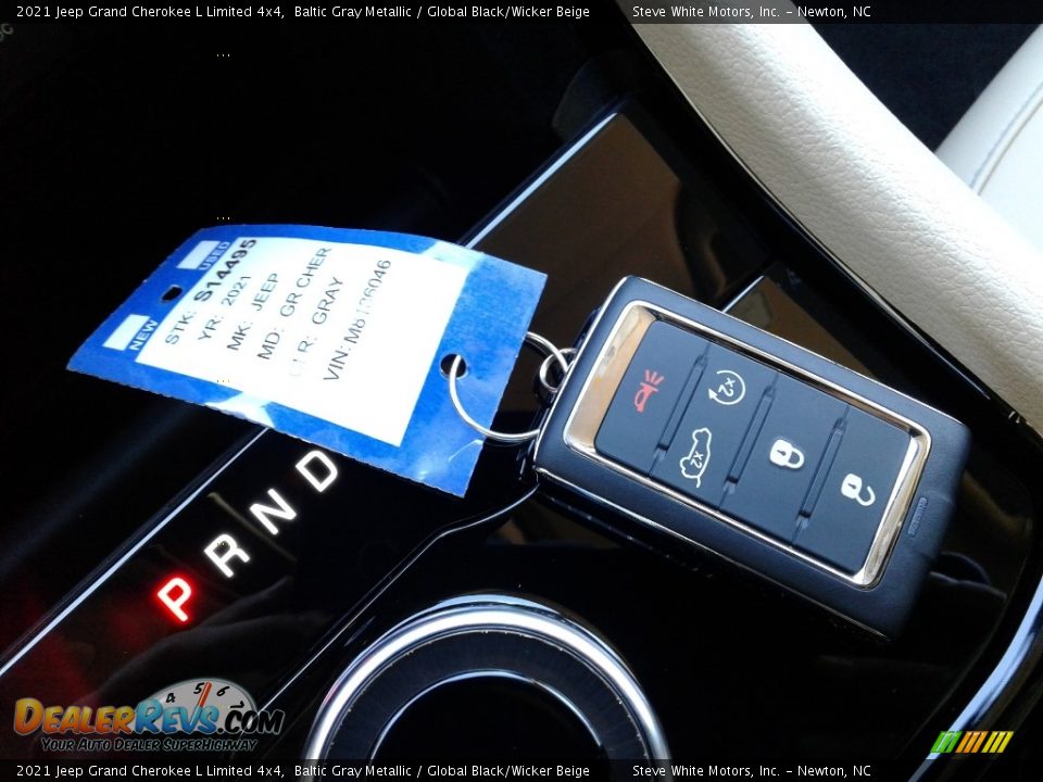 2021 Jeep Grand Cherokee L Limited 4x4 Baltic Gray Metallic / Global Black/Wicker Beige Photo #29