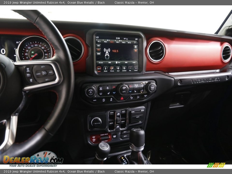 2019 Jeep Wrangler Unlimited Rubicon 4x4 Ocean Blue Metallic / Black Photo #10