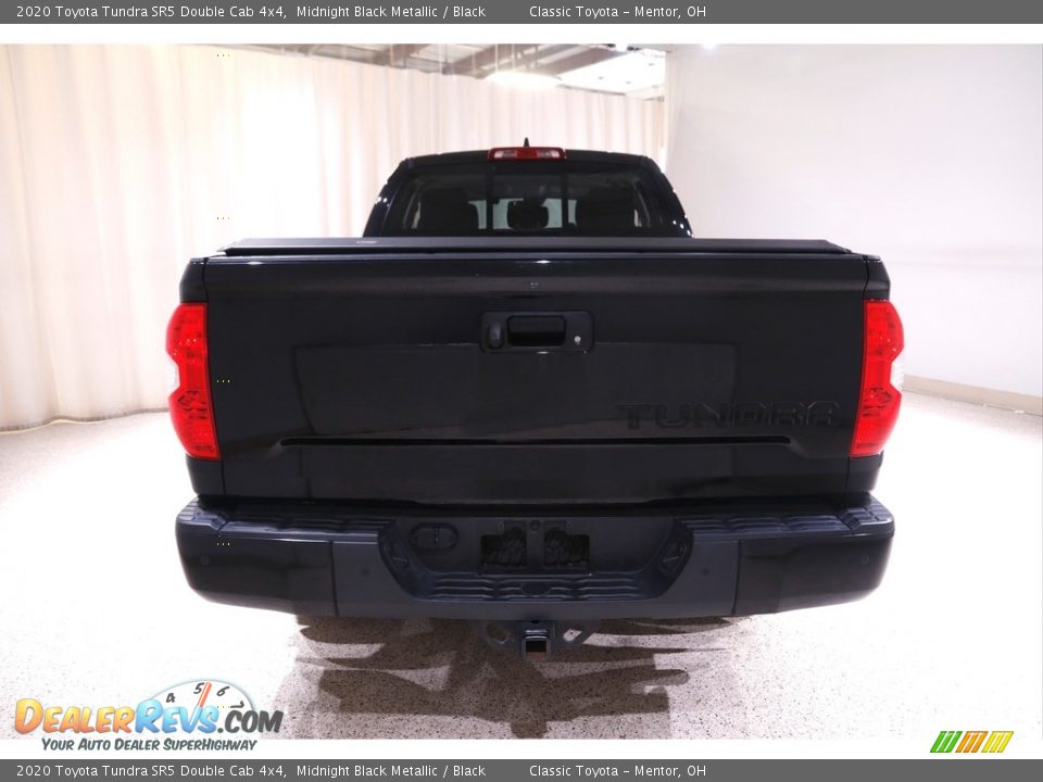 2020 Toyota Tundra SR5 Double Cab 4x4 Midnight Black Metallic / Black Photo #18