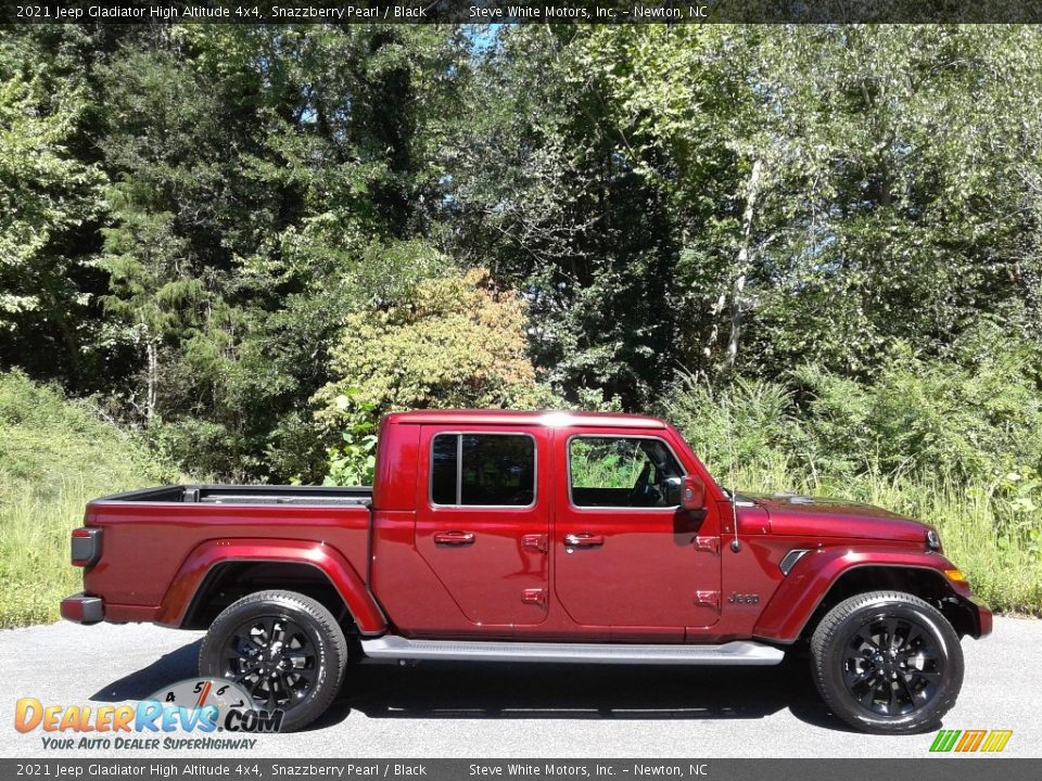 2021 Jeep Gladiator High Altitude 4x4 Snazzberry Pearl / Black Photo #5