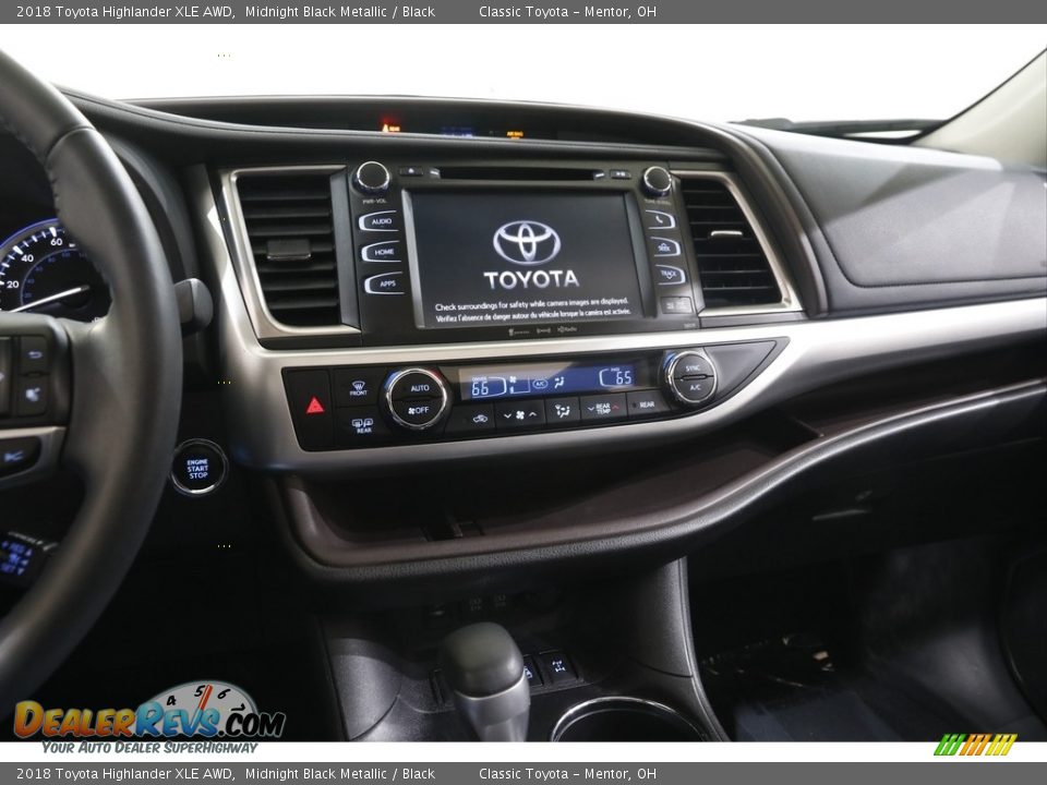 2018 Toyota Highlander XLE AWD Midnight Black Metallic / Black Photo #9