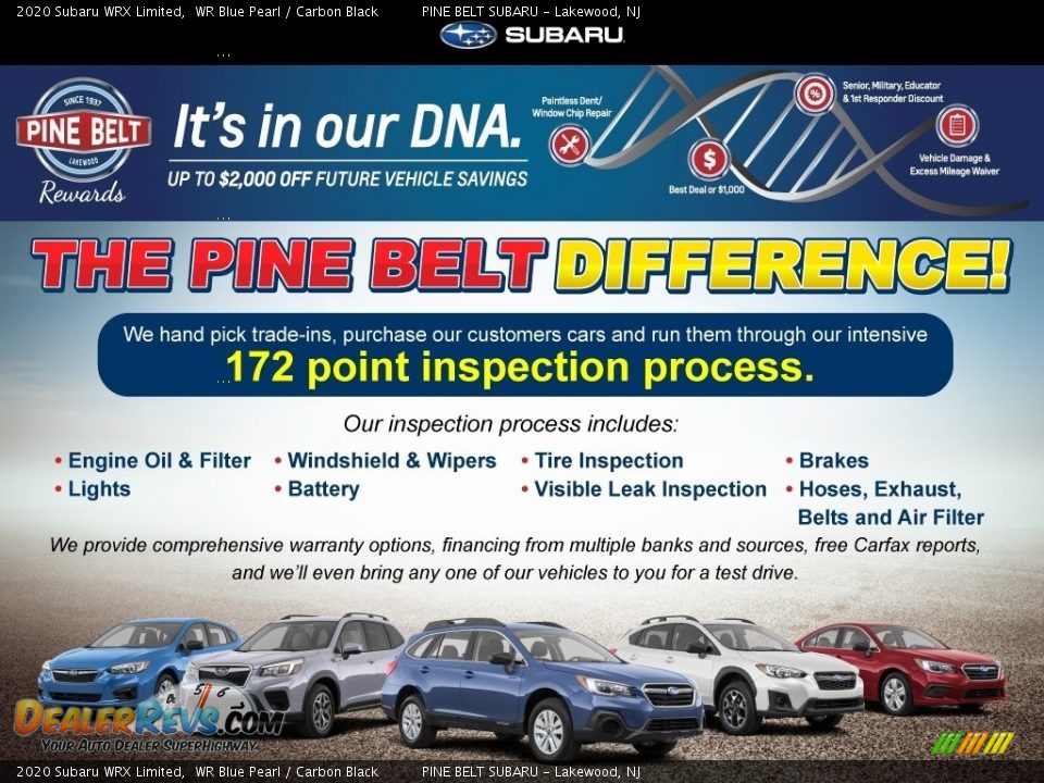 Dealer Info of 2020 Subaru WRX Limited Photo #2