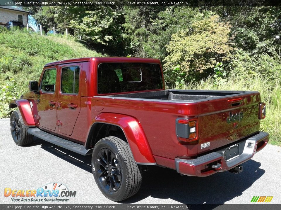 2021 Jeep Gladiator High Altitude 4x4 Snazzberry Pearl / Black Photo #9