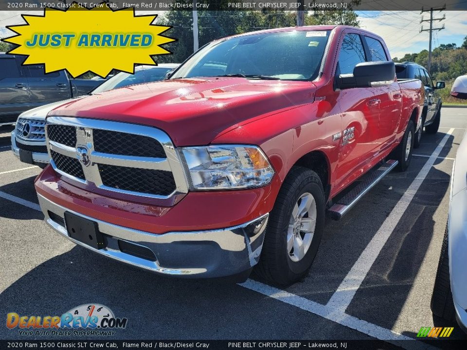 2020 Ram 1500 Classic SLT Crew Cab Flame Red / Black/Diesel Gray Photo #1