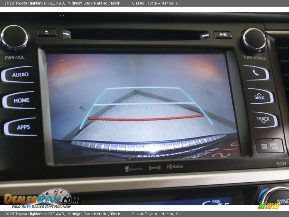 2018 Toyota Highlander XLE AWD Midnight Black Metallic / Black Photo #13