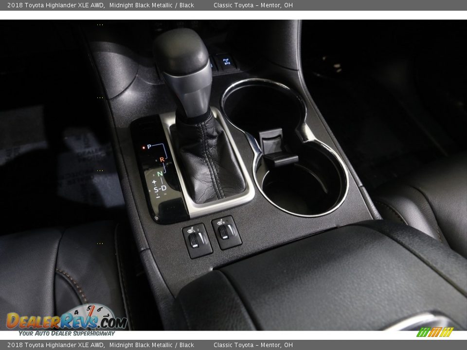 2018 Toyota Highlander XLE AWD Midnight Black Metallic / Black Photo #14