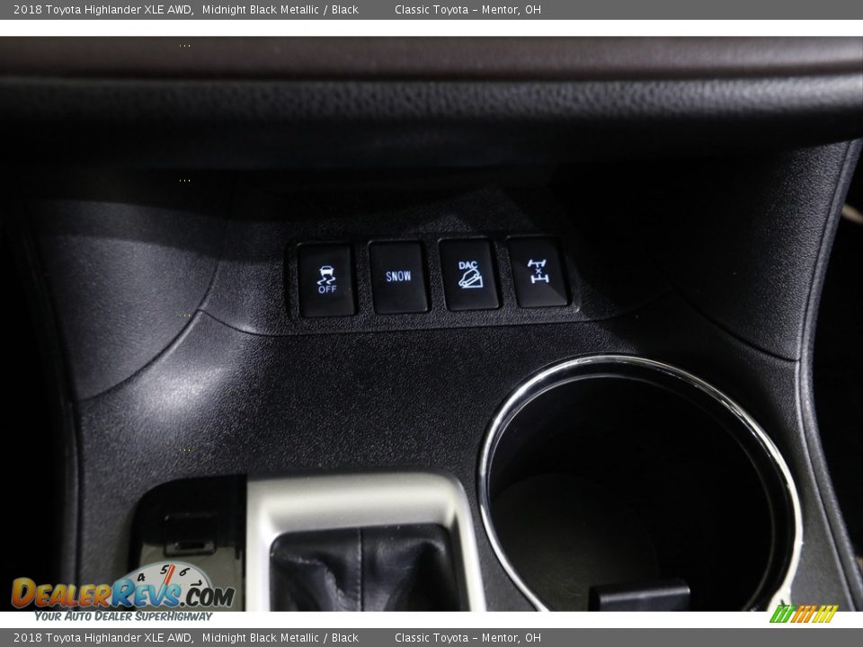2018 Toyota Highlander XLE AWD Midnight Black Metallic / Black Photo #15