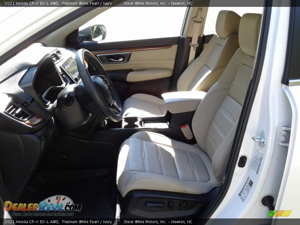 Ivory Interior - 2021 Honda CR-V EX-L AWD Photo #12