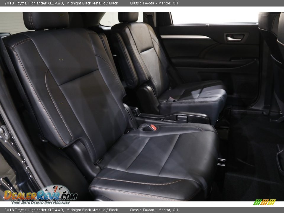 2018 Toyota Highlander XLE AWD Midnight Black Metallic / Black Photo #17